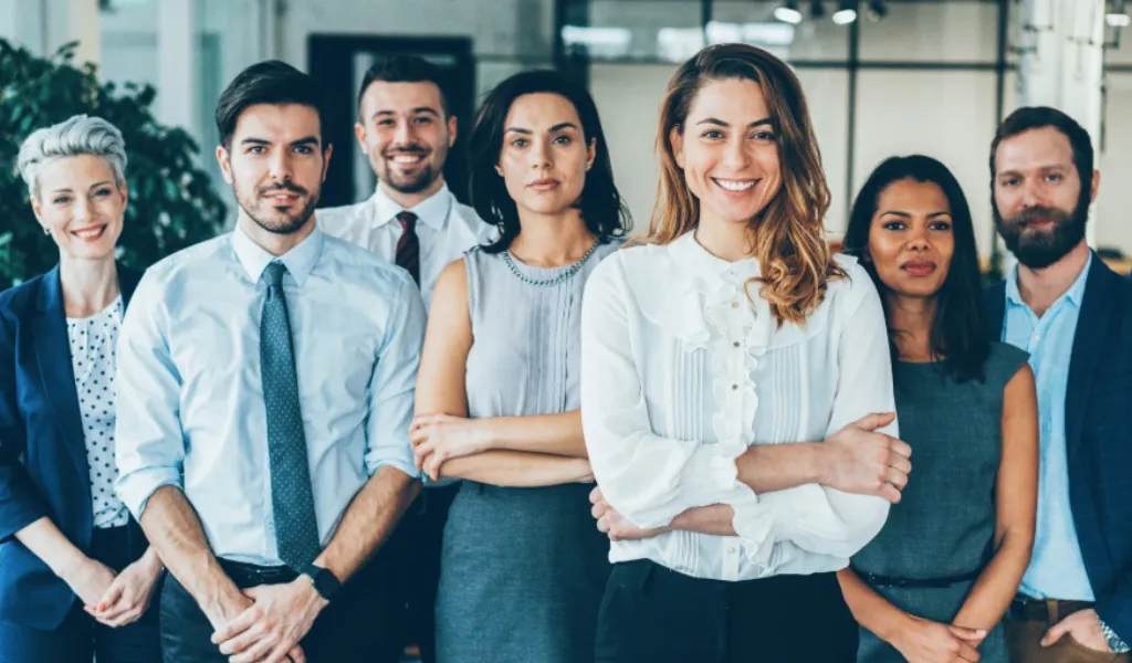 Team Standing Together